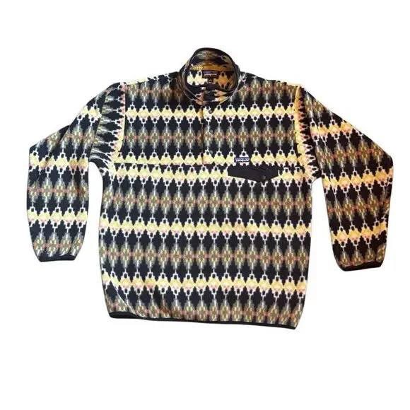 Patagonia Synchilla Forest Carpet RARE limited Edition men’s Large - Picture 2 of 8